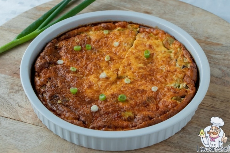 Koolhydraatarme quiche lorraine